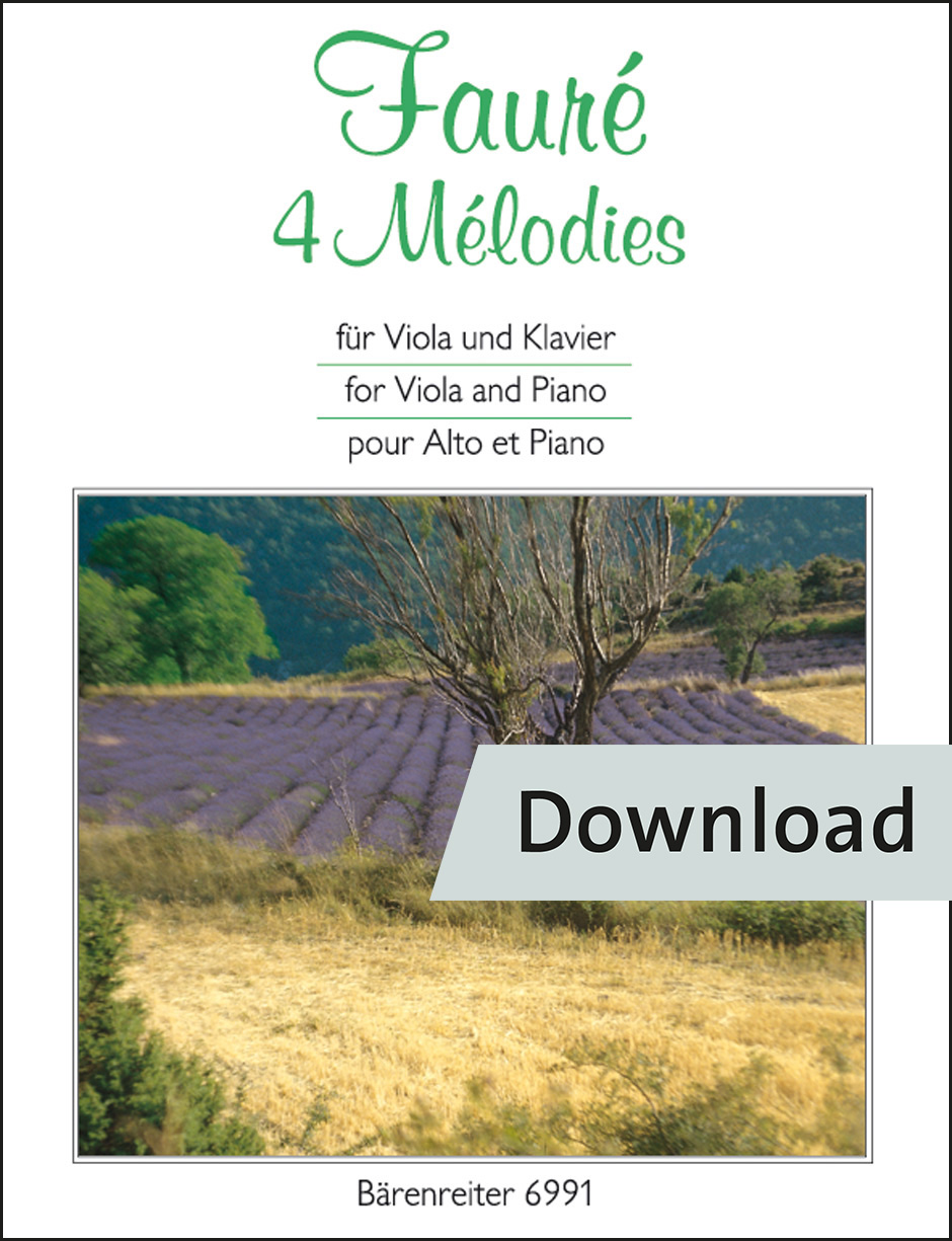 4 Melodies for Viola and Piano